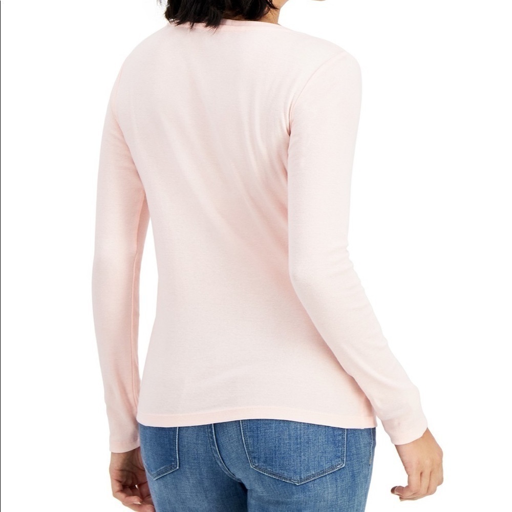 Tommy Hilfiger Medium Flag tee Pink - Picture 7 of 9